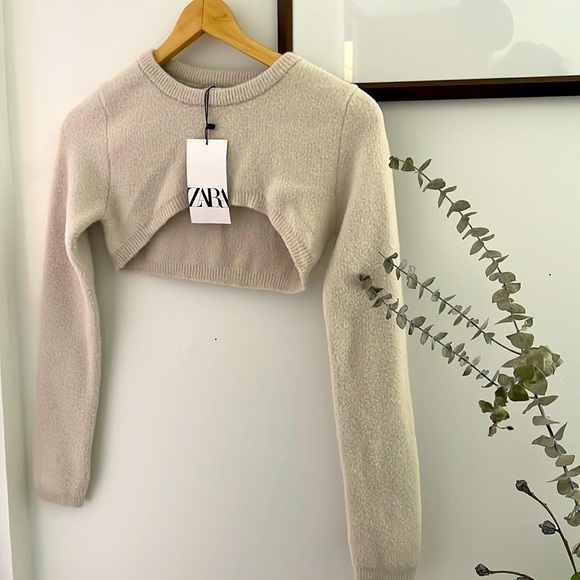 COPY - Zara cropped sweater - Picture 1 of 5